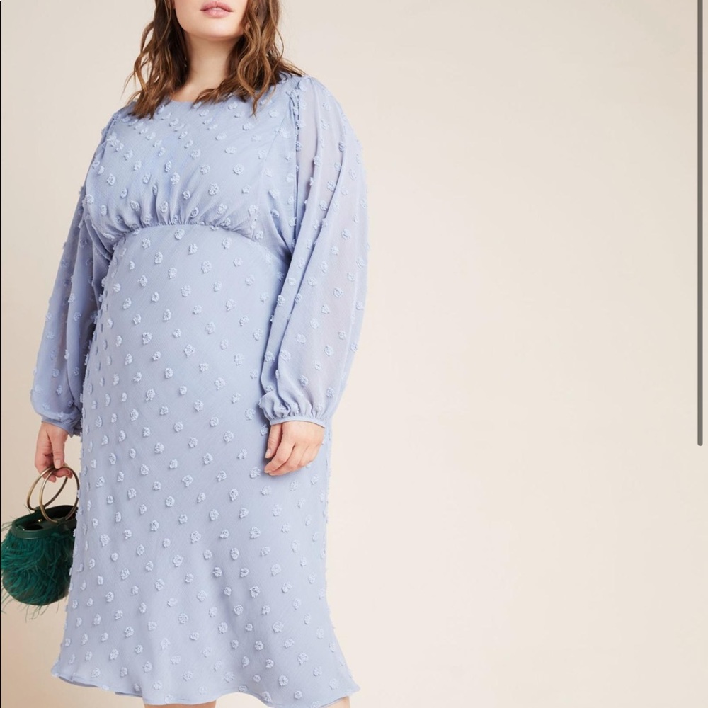 🎉HP🎉 NWT Eri + Ali Michaela textured midi dress | old money